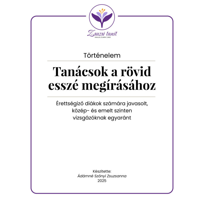 Tanácsok a rövid esszé megírásához